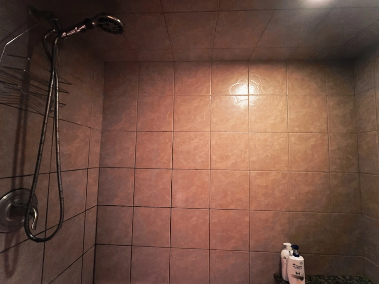 Shower facilities available for spa guests after treatments