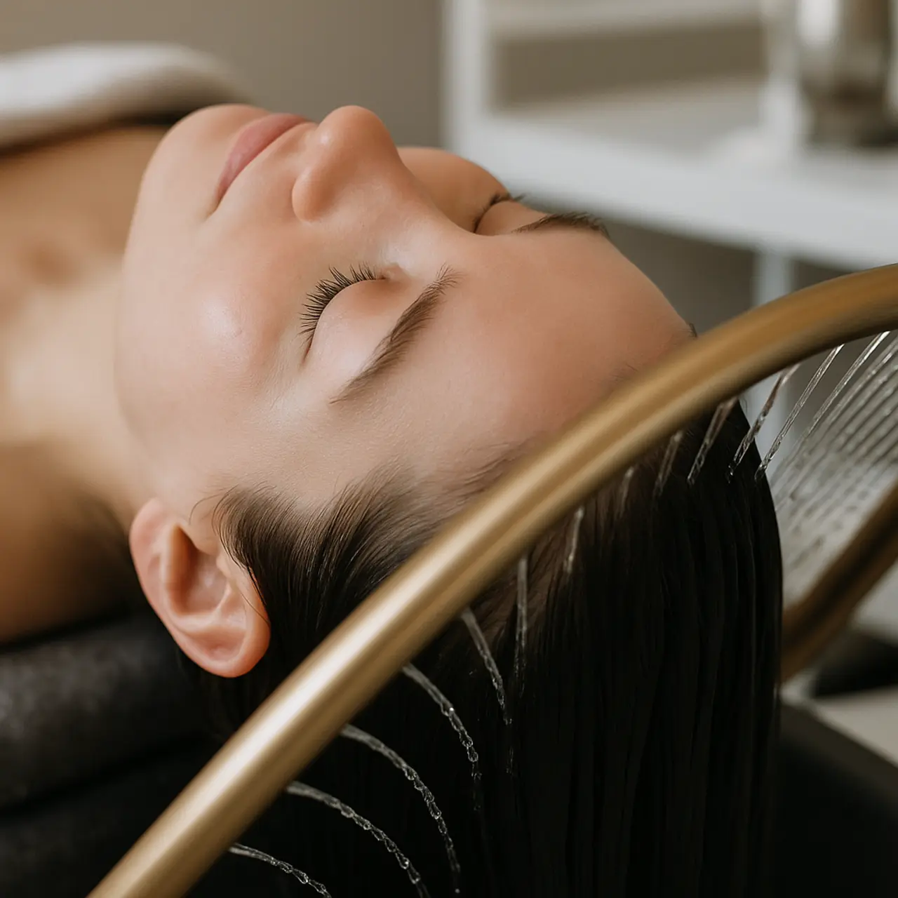 Hydrating head spa treatment at Keblish Spa